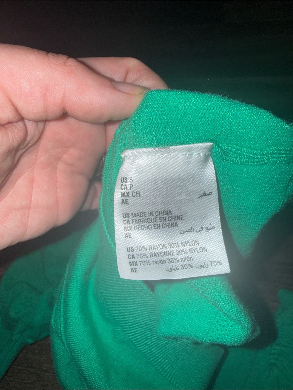 Maison Jules Emerald Green Crewneck Knit Top - Picture 4 of 5